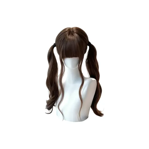 Northward Incline Sweetheart Pudding Женская Перука Двойной Хвостик Lolita Длинные Вьющиеся Сладкая Девушка Lolita Японский стиль