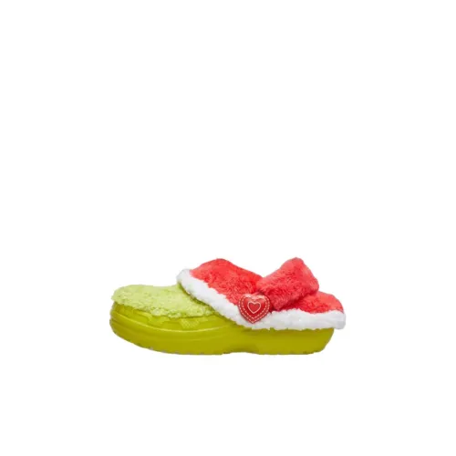 Crocs Classic Lined Низкий Топ Обувь для малышей Зеленый Infant и Toddler