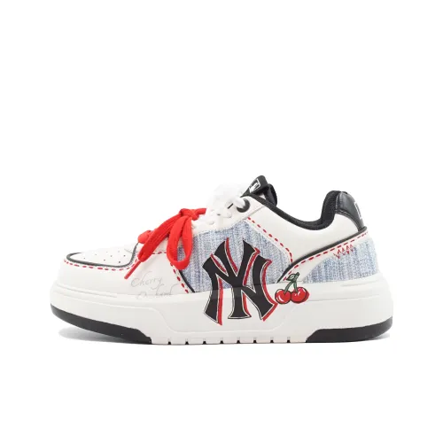 MLB Chunky Liner SAKURA Нет Деним Низкий Топ Скейтборд Кроссовки Unisex Синий Белый