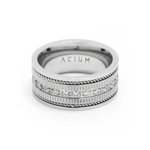 ACIUM Кольца из титана и стали унисекс
