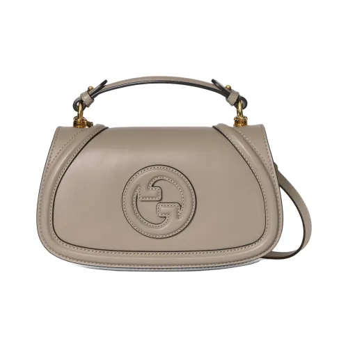 GUCCI Blondie Кожа Сумка Средний Женский Тауповый