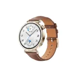 Классический ремень из телячьей кожи -- коричневый [пряжка цвета розового золота]