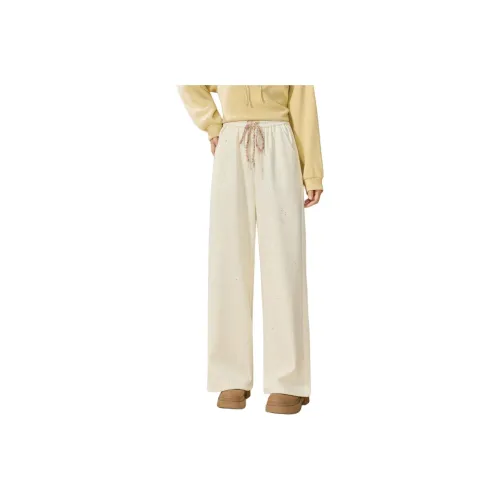 AIYIFU Абрикосовый цветок Женские Повседневные Штаны