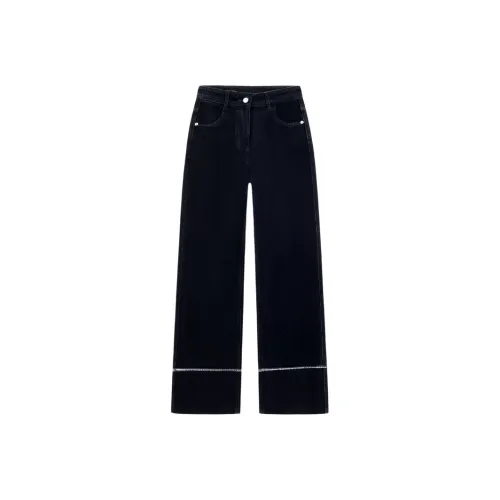 FOSS PHIL Черный с флисовой подкладкой женские джинсы