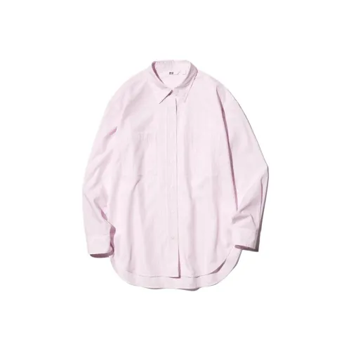 UNIQLO Пастельно-розовые женские рубашки