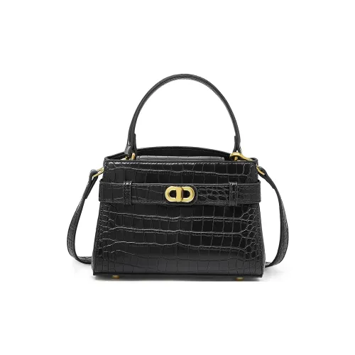 FOXER Синтетическая кожа Сумка Стандартная Женская Черная Белая