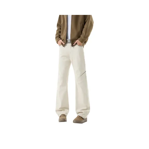 The Simpsons Бежево-абрикосовые унисекс джинсы