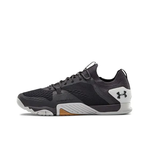Under Armour TriBase Reign 2 Reign 2 Дышащие Низкие Кроссовки для тренировок Мужские Черный Золото