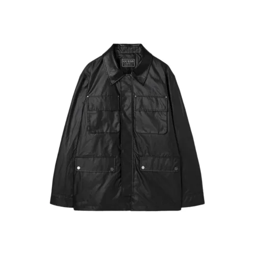 GUESS Мужские черные куртки