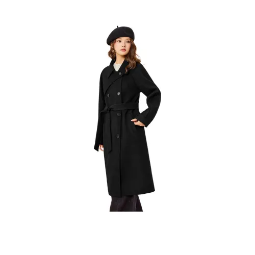 AIYIFU Черное Женское Пальто