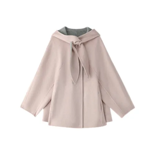 TSKIU Розовое Женское Пальто
