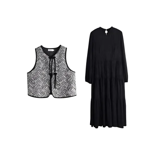 WEIYOU Черный Женские Комплекты с Юбкой