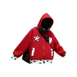 Красный с флисовой подкладкой