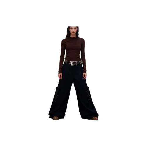 OKPI Черные Унисекс Повседневные Штаны