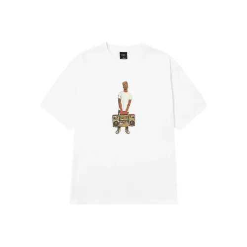 HUF совместный бренд J.ROCC X Каменный THROW футболка T-рубашка унисекс