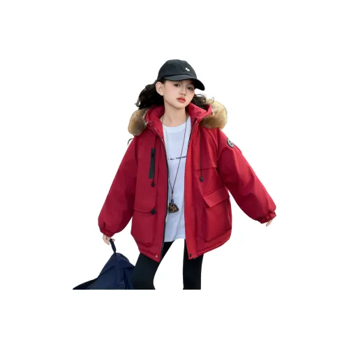 Lanza Повседневный PARKA Пальто Зимний Красный Подростки