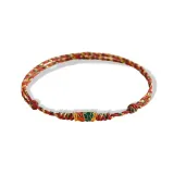 Красный разноцветный шнур