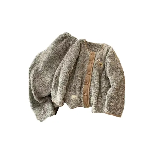 MUQINGQING Серый комплект Женские Пижамные комплекты