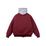 Бургунди [Зимний Утеплённый Улучшенный] С капюшоном Съемный