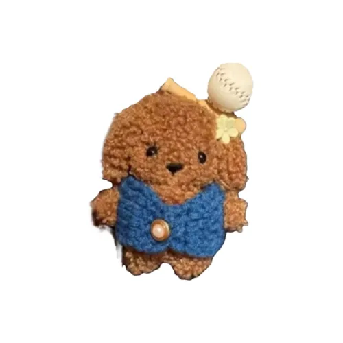 MENGSHUQI Милый Нишевый Ins Премиум Милый Тедди Плюшевый Брелок 10 см Длина Тела