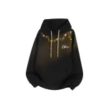 Черный (с флисовой подкладкой и утепленный)