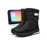 Черные флисовые подкладочные короткие носки