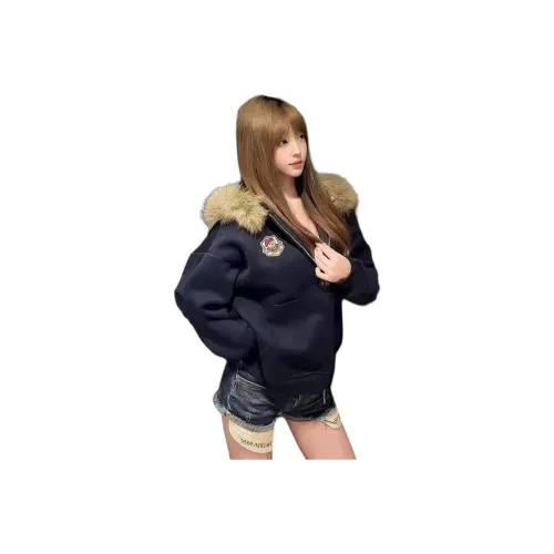 Langqing PICTURE Цвет Бесплатно Langqing Бренд Velcro Женские Короткие пальто