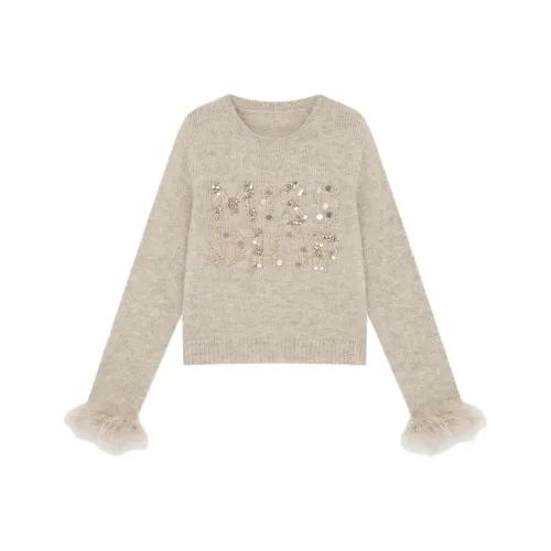 AMANDACOCO Трикотажная ткань Длинный рукав Рубашка Женская