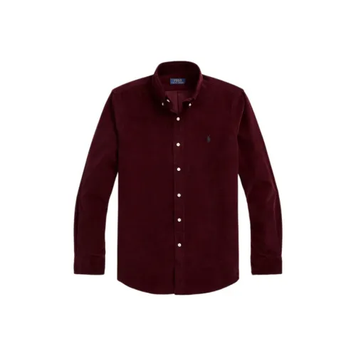 Polo Ralph Lauren Red Men's Shirts Поло Ralph Lauren Красные Мужские Рубашки