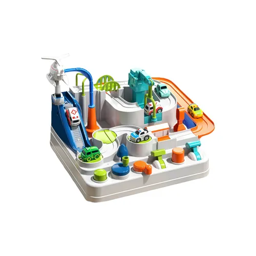 GUOU Интеллектуальная дорожка Car Challenge Приключение Хвост платья Обучающие пособия для малышей