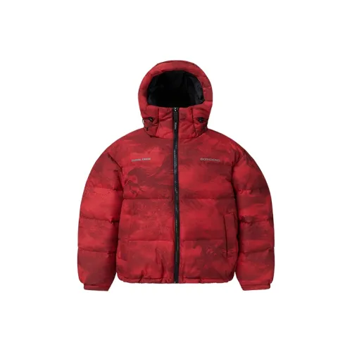 BOSIDENG x ZHONGGUOGUOJIADILI Коллекция Fashion Sports Пуховик Унисекс