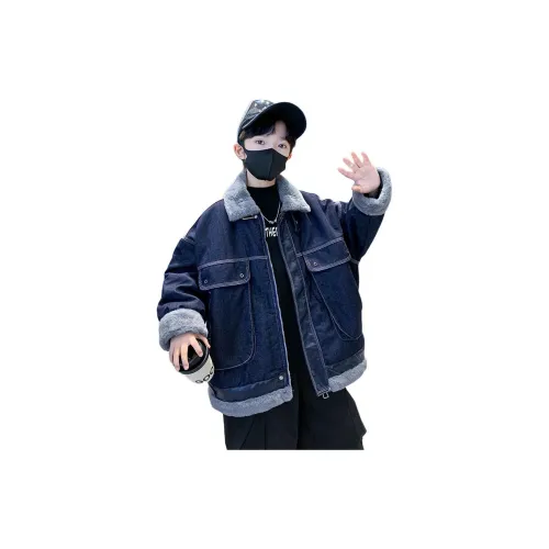 MUMUWU HOUSE Синий KIDS Утеплённые куртки