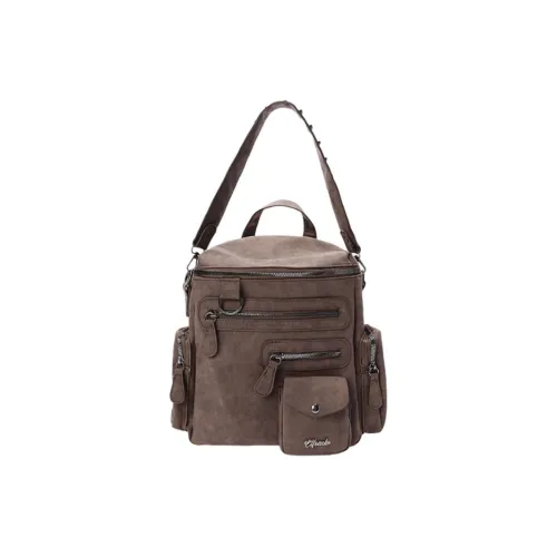 ELF SACK ПУ (полиуретан) Рюкзак Женские Коричневый