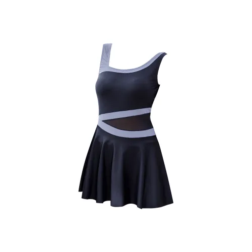 DUOCAI Черные Женские Слиплатья