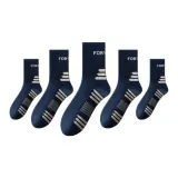 5 пар темно-синего цвета