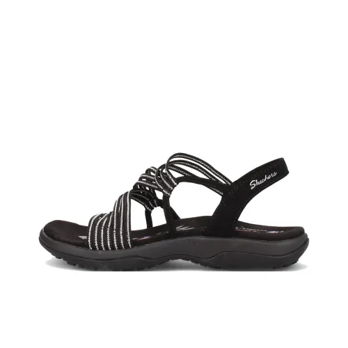 Skechers Reggae Slim Пляжные сандалии Женские Черный