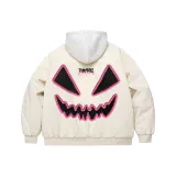 Экрю [MY1099 Хлопковый пуховик](Термический, Нескользкий, Стильный)