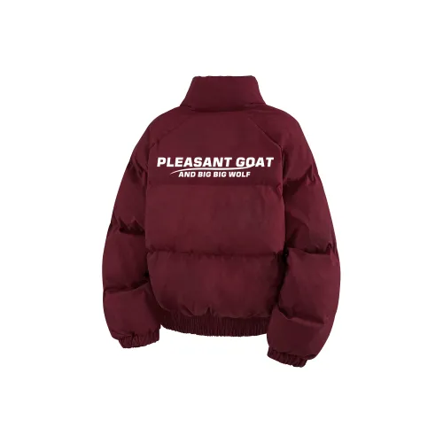 Pleasant Goat and Big Big Wolf Хлопковый пуховик Унисекс