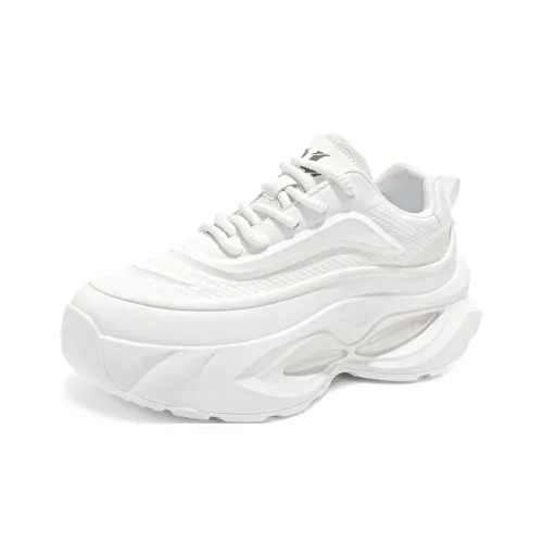 MUMUTU Высота Увеличивающие Кроссовки с Толстой Подошвой