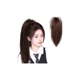 Новый улучшенный большой размер [мокко] водопад полувверх высокий конский хвост