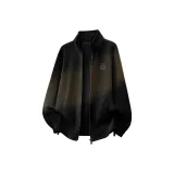 [Двусторонний флис] Черный (Танши Черный и Белый Логотип на груди)