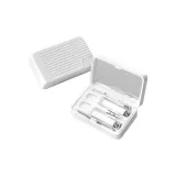 Белый набор из 5 предметов с клещами