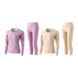 2 комплекта одежды (Мулан фиолетовый + овсяный)