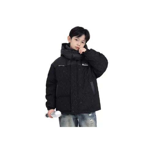 BIG WASP Черный Kids Пуховики