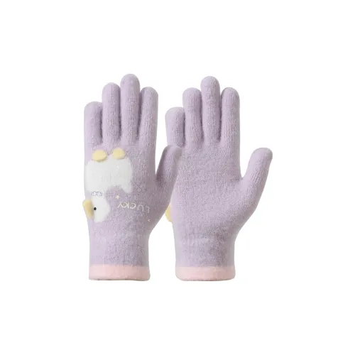 ЮЙЧЖАОЛИНЬ Утолщенные вязаные перчатки для детей