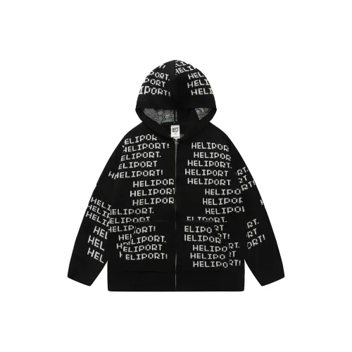 HELIPORT Черные Унисекс Свитеры