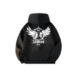 Чёрный Белый [Утолщённый и с флисовой подкладкой]