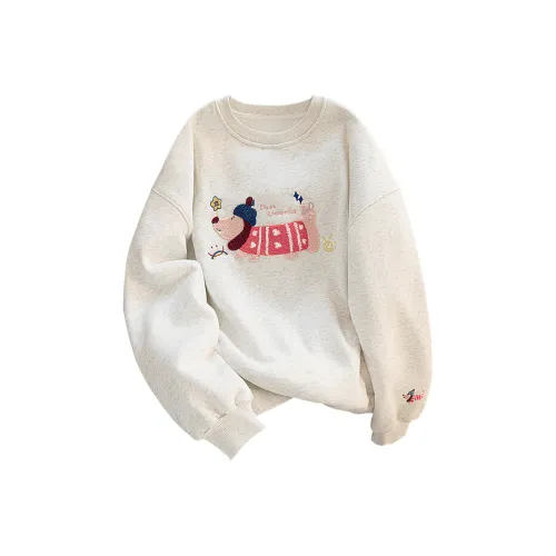 SIBAISHE Светлый Фотиния Серый Женский Свитшот