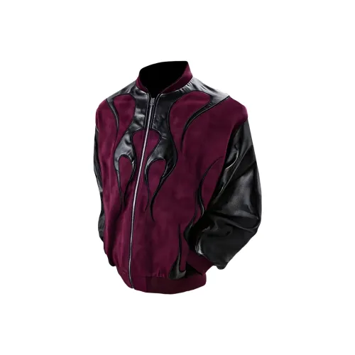 W9H2 Бордовый [Модный Дизайн] Унисекс Бейсбольные Джерси