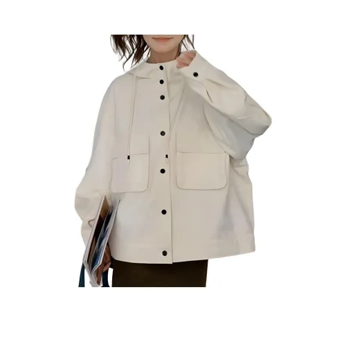 BQERTY Белый Женский Куртки